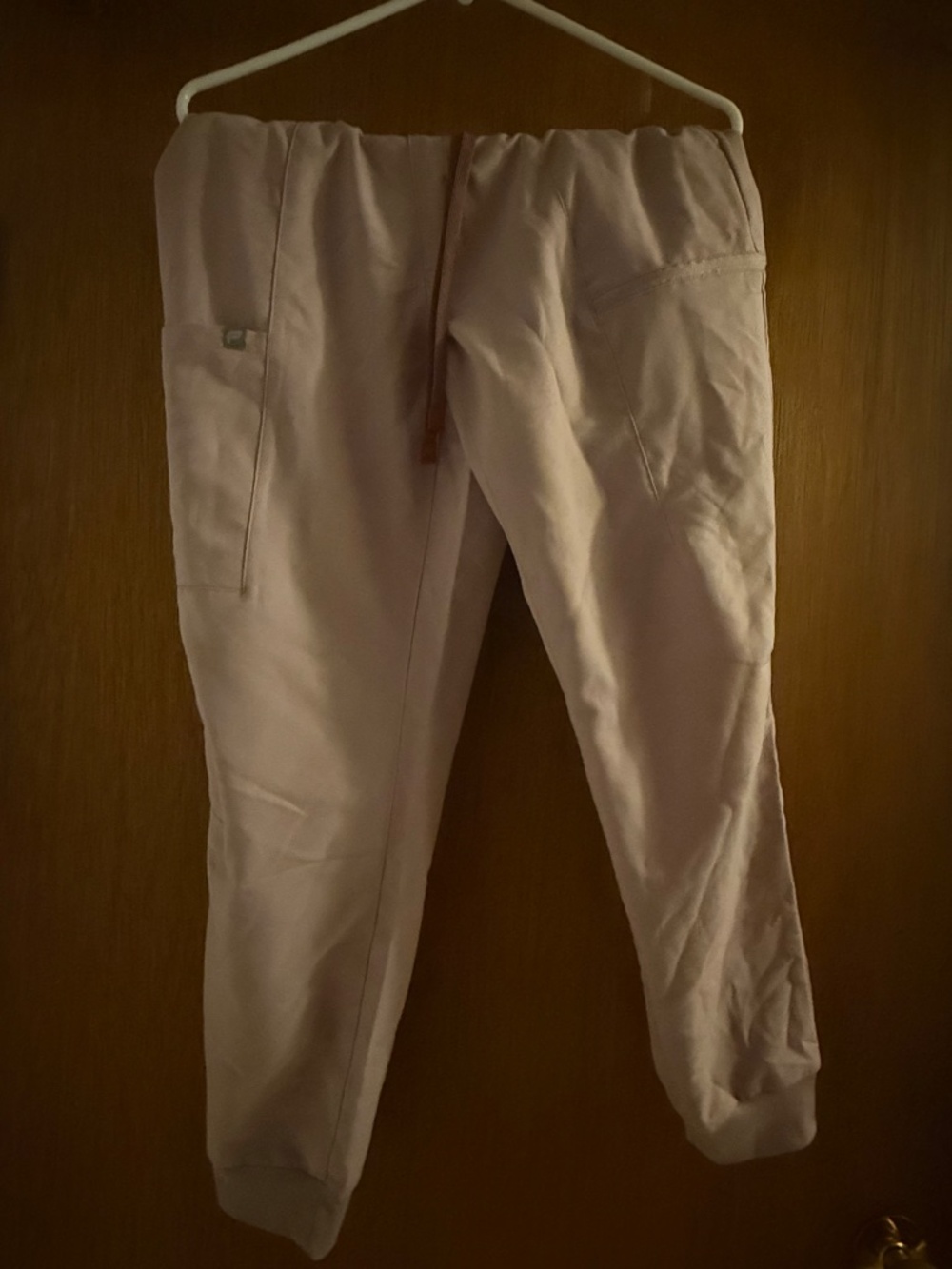 Fabletics Rose Quartz SET (one pocket scrub top and jogger) bottom) - Picture 7 of 7